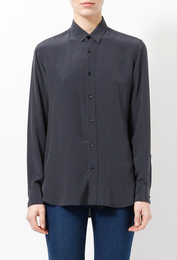 Saint Laurent 2013 Polka Dot Blouse - 1