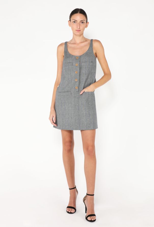 Prada 2024 Pinstripe Shift Dress - 1