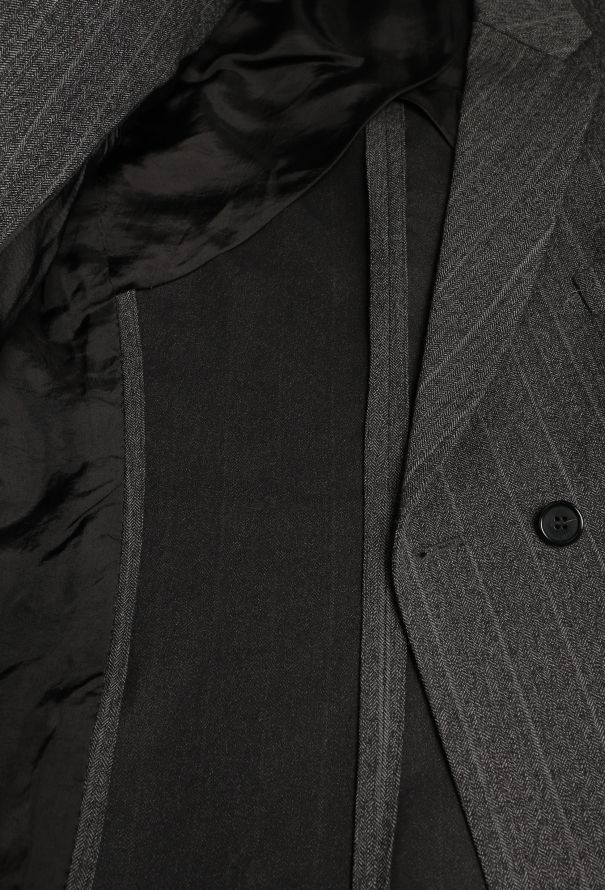 Céline Classic Pinstripe Herringbone Blazer - 6