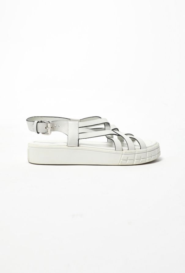 Prada 2020 Woven Platform Sandals - 1