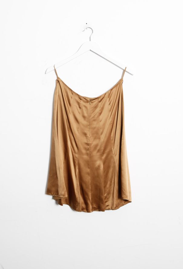 Chanel 2006 Satin Flared 'CC' Skirt - 9