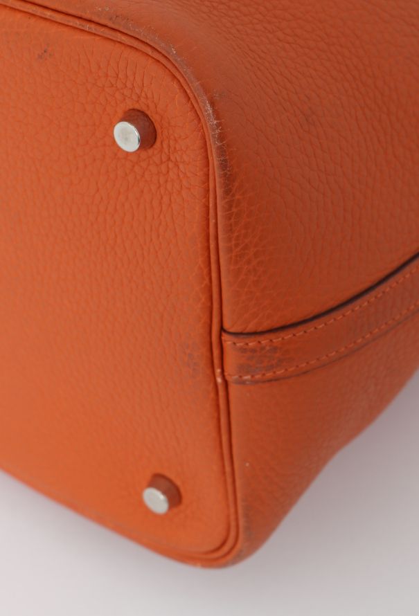 Hermès Orange Clémence Picotin 22 - 8
