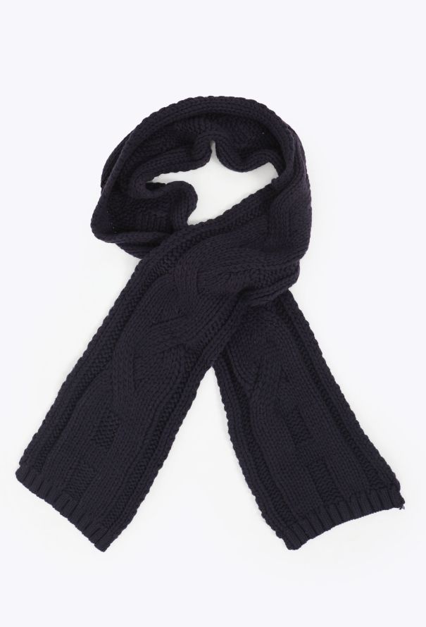 Hermès Scottish Cashmere Cableknit Scarf - 3