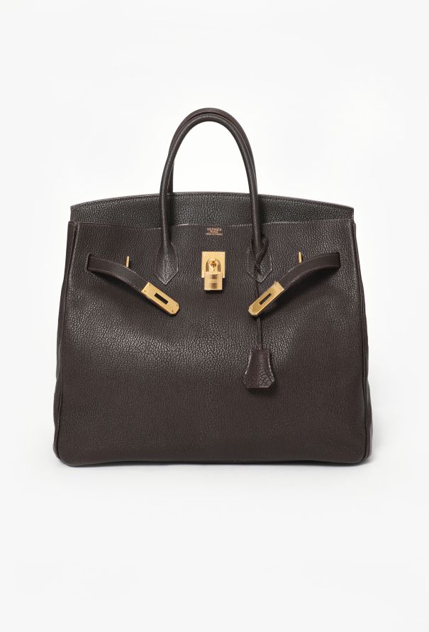 Hermès Ebène Mysore HAC Birkin 35 - 3