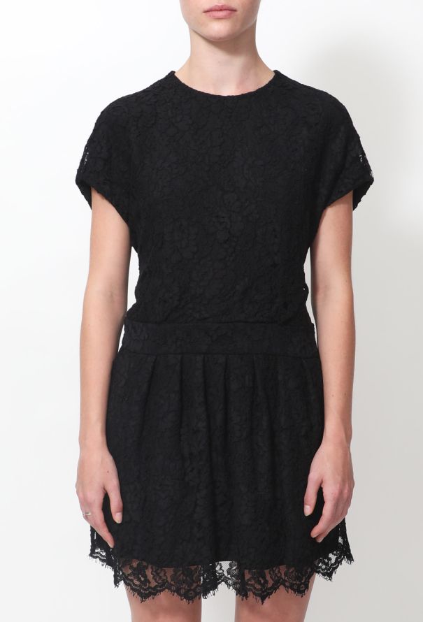 Balenciaga 2008 Lace Flared Dress - 2