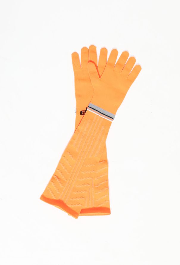 Prada F/W 2018 Neon Sci-Fi Knit Gloves - 4