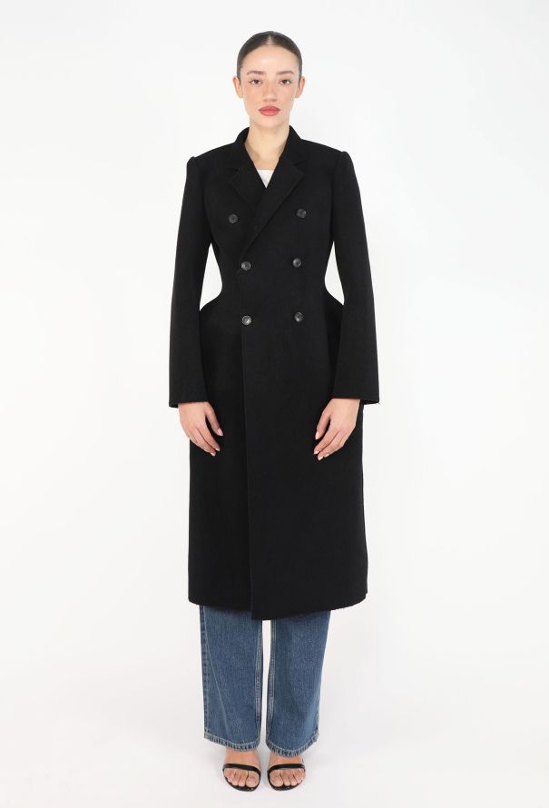 Balenciaga F/W 2018 Tailored Hourglass Coat - 1