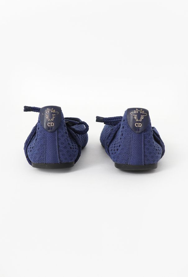 Dior 2022 Poème Crochet Ballerina Flats - 4