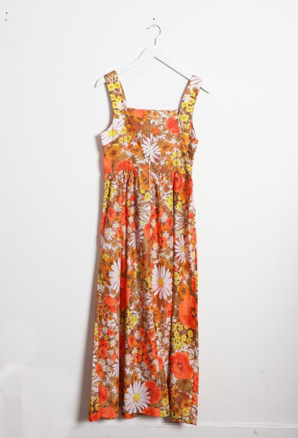 70s Floral Day Dress - 7