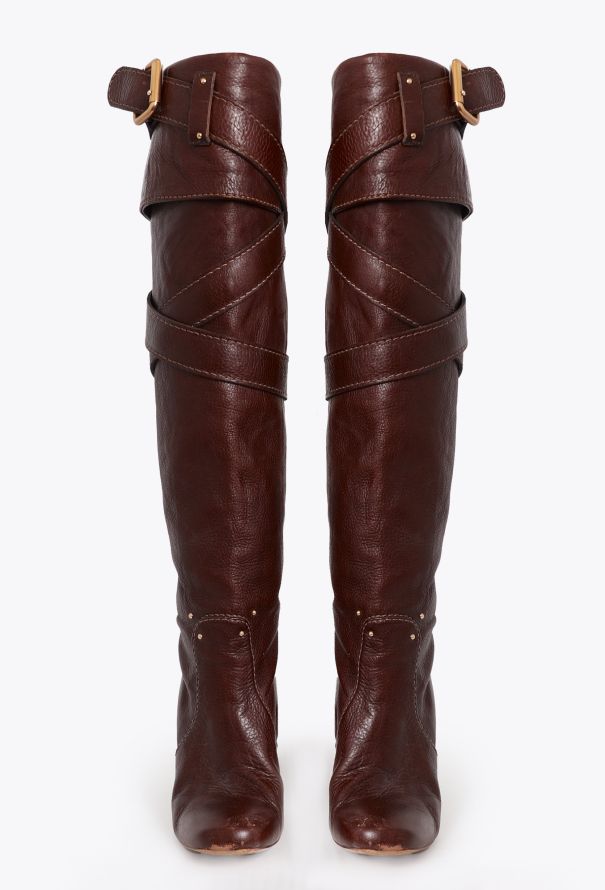 Chloé 2005 Paddington Leather Knee Boots - 3