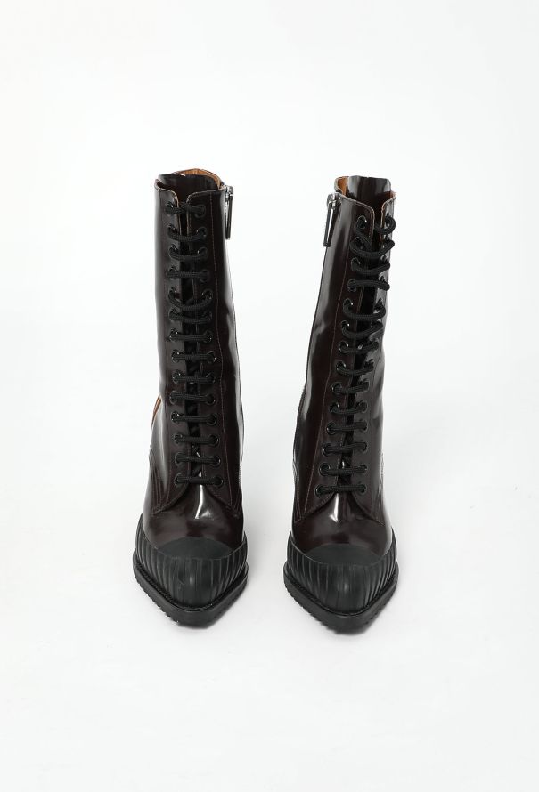 Chloé F/W 2018 Rylee Lace-up Boots - 4