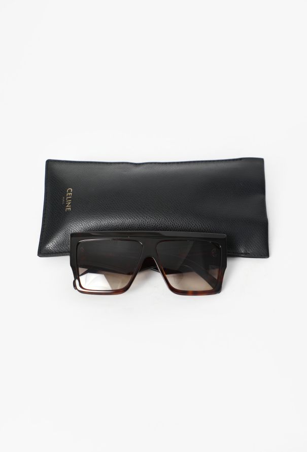 Céline Tortoiseshell Shield Sunglasses - 5