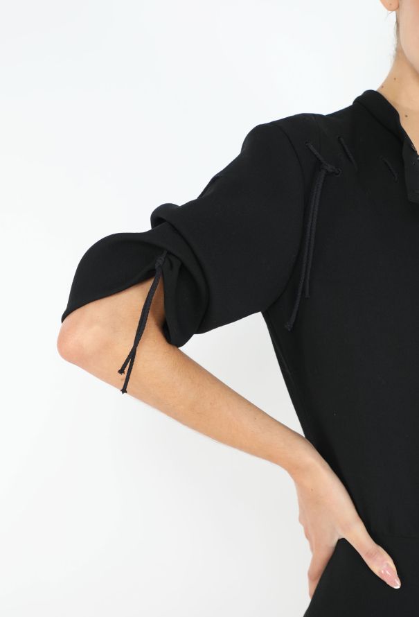 Balenciaga 1998 Le Dix Eyelet Laced Dress - 6