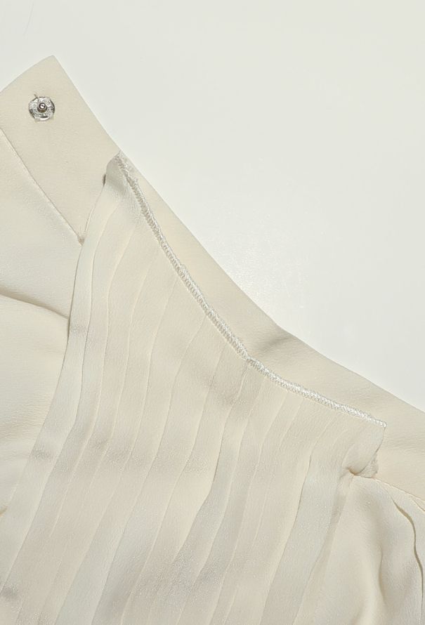 Chloé 2010 Pleated Crêpe Blouse - 5