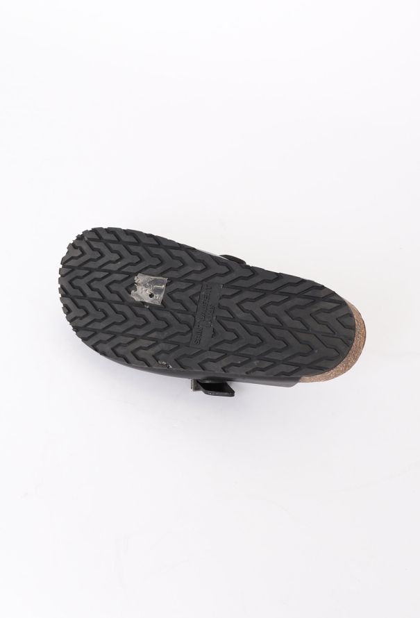 Saint Laurent 2022 Calfskin Buckle Mules - 5