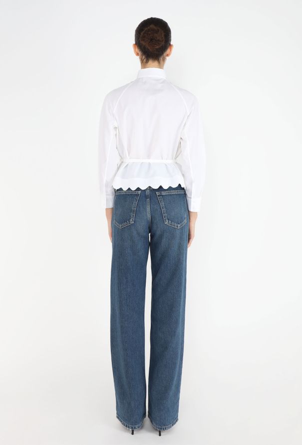 Alaïa F/W 2006 Scalloped Belted Shirt - 5