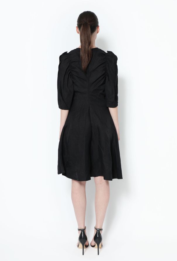 Céline Resort 2017 Ruched Linen Romper - 5