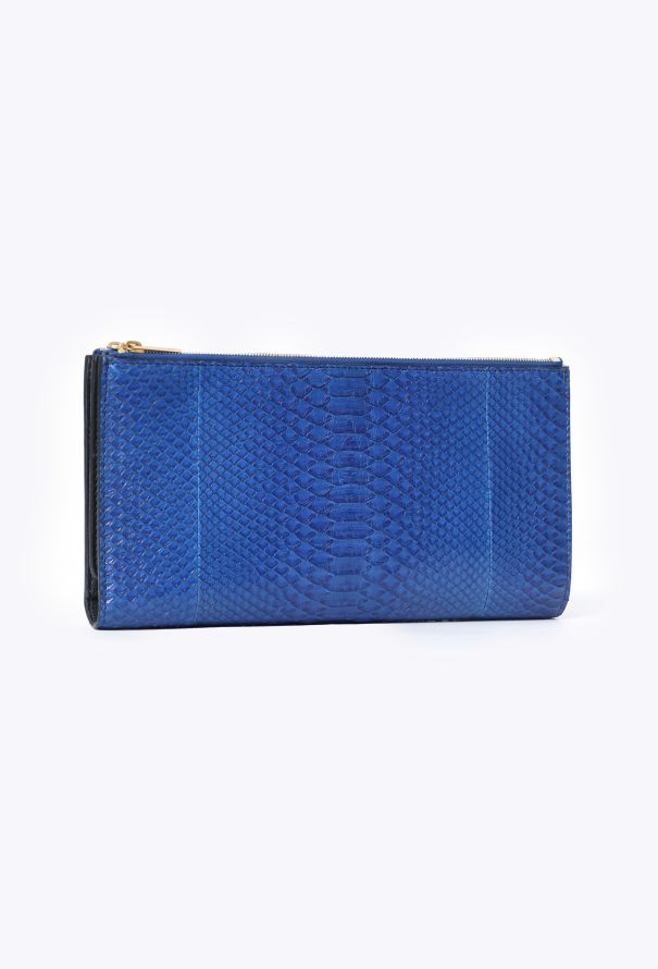 Céline Python Triple Zip Clutch - 2