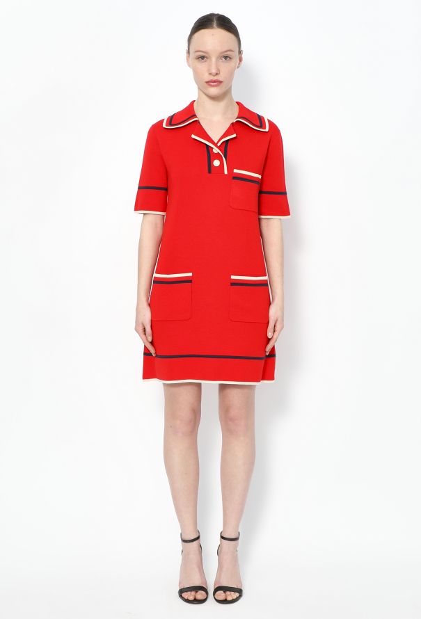 Gucci 2021 Knit Polo Dress - 1