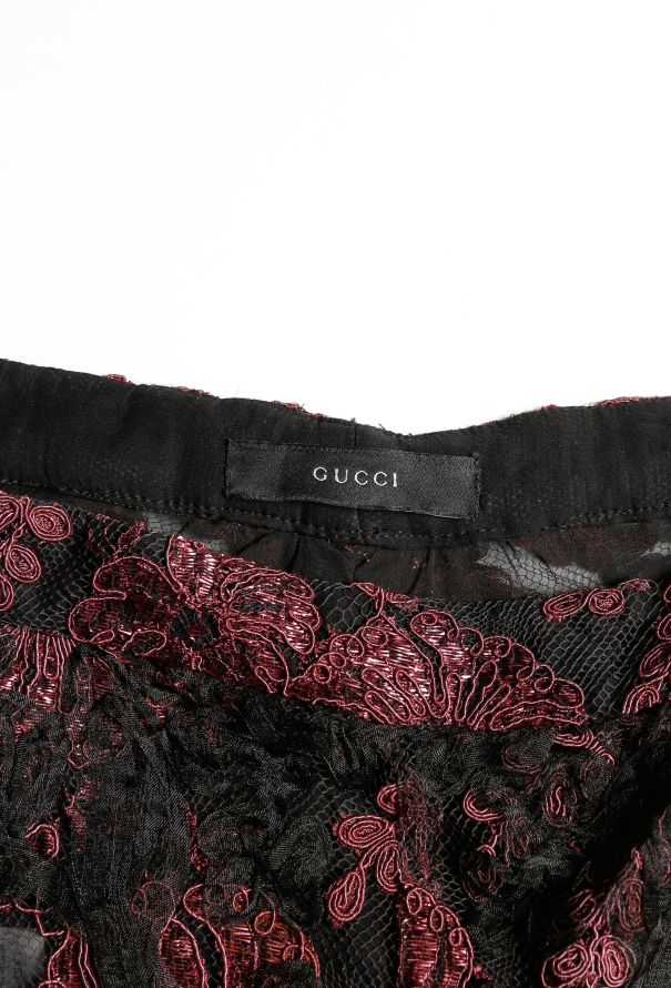 Gucci CAMPAIGN F/W 1999 Lace Palazzo Pants - 8