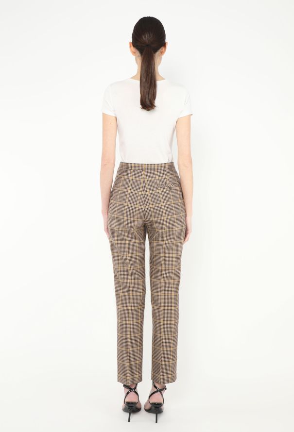 Balenciaga F/W 2016 Plaid Houndstooth Trousers - 4