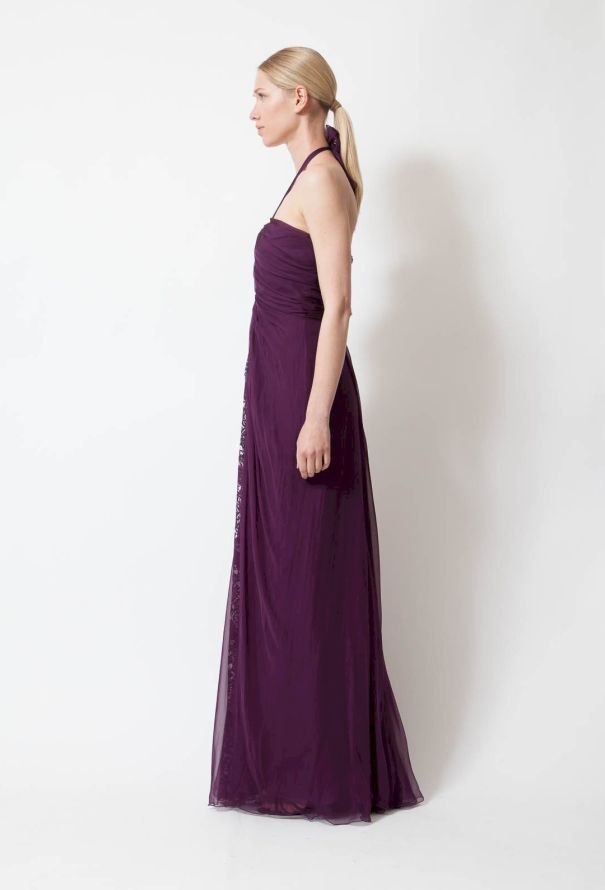 Lace Trimmed Gown - 3
