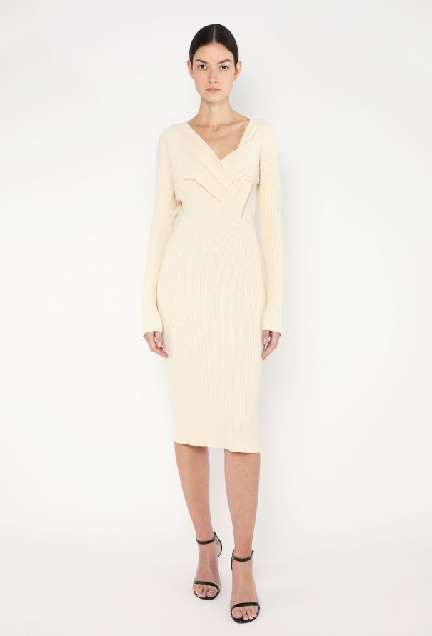 Bottega Veneta Resort 2020 Knotted Ribbed Dress - 4