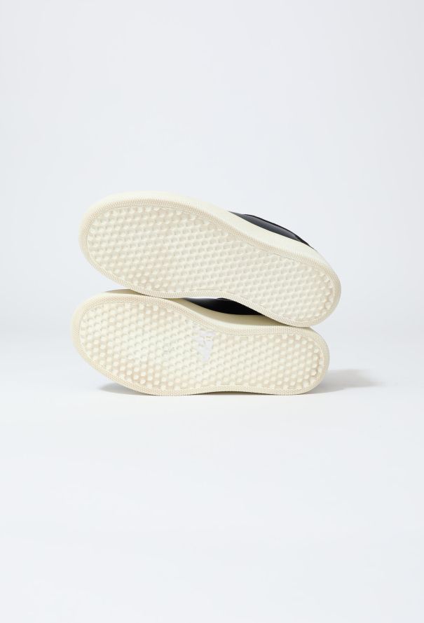 Céline Leather Suede Platform Slip-on Sneakers - 6