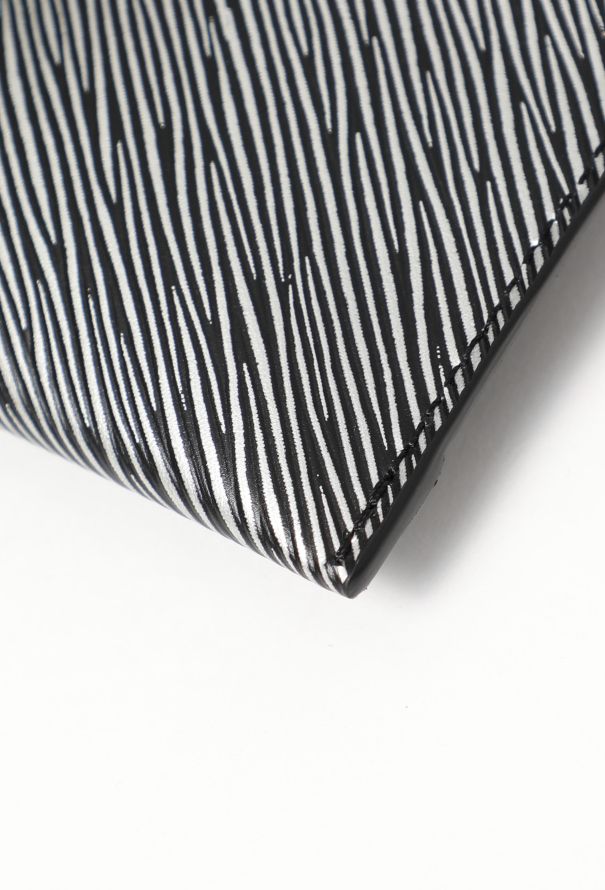 Louis Vuitton Black & Silver Epi Envelope Pouch - 9
