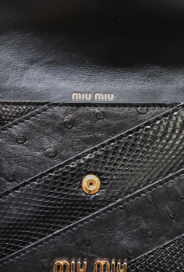 Miu Miu 2019 Exotic Enveloppe Wallet - 13