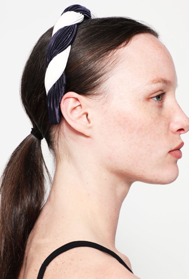 Exquisite Vintage Alexandre Paris Bicolor Braided Headband - 4