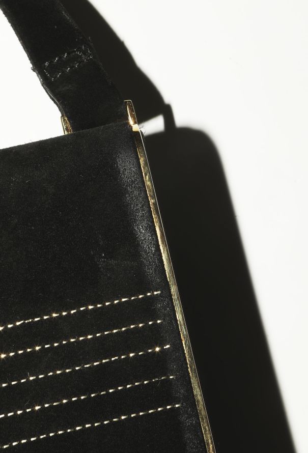 Vintage Charles Jourdan Velvet Shoulder Bag - 12