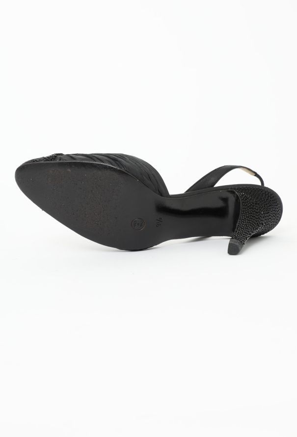 Chanel '80s Couture Embellished Slingbacks - 6