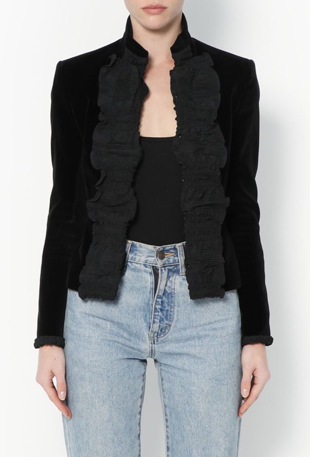 Saint Laurent F/W 2001 Tom Ford Velvet Jacket - 1