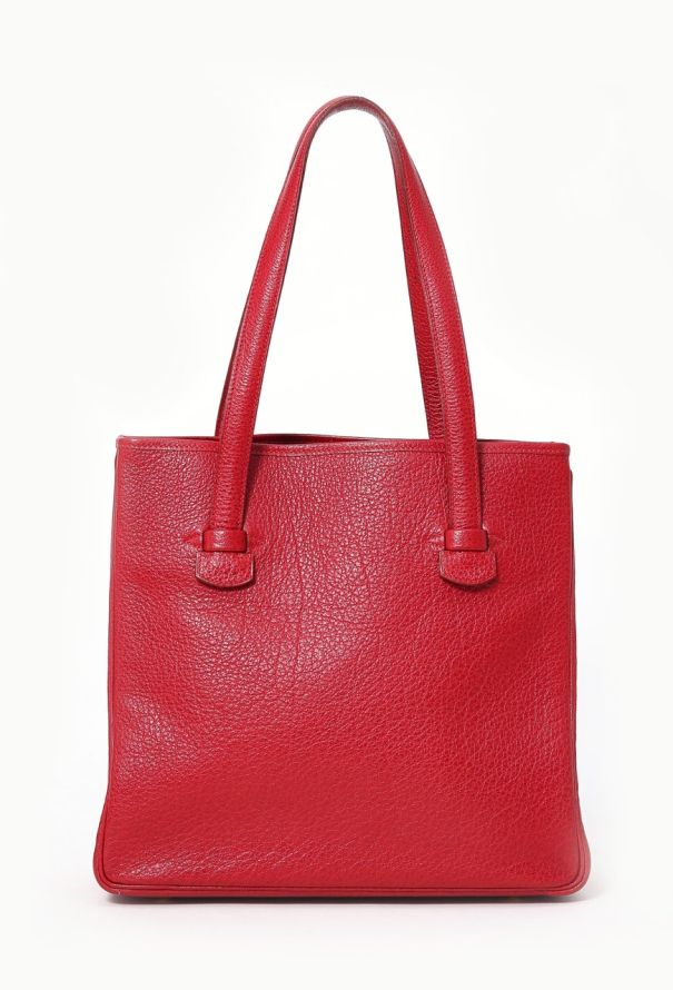 Hermès Red Buffalo Galop Tote Bag - 5