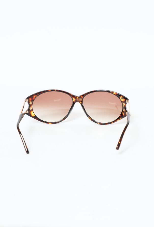 Christian Dior 90s Tortoiseshell Oval Sunglasses - 6