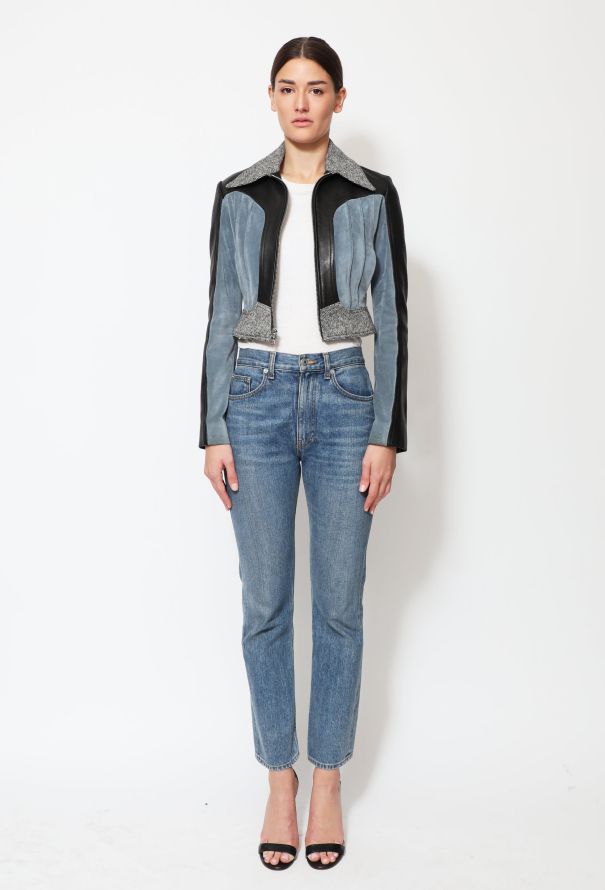 Rodarte S/S 2016 Suede Leather Jacket - 3