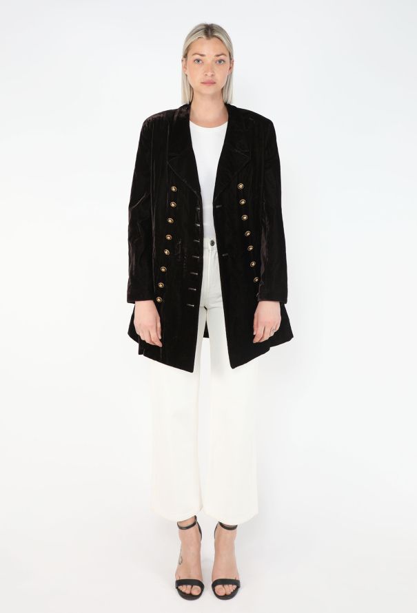 Chanel Velvet Military Jacket, F/W 1993 - 5