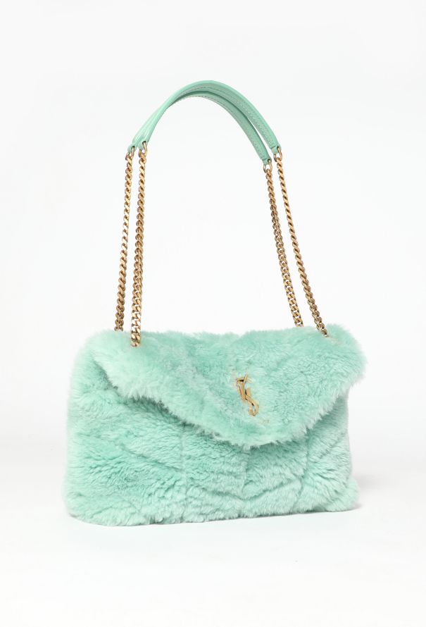 Saint Laurent 2021 Shearling Loulou Puffer Bag - 2