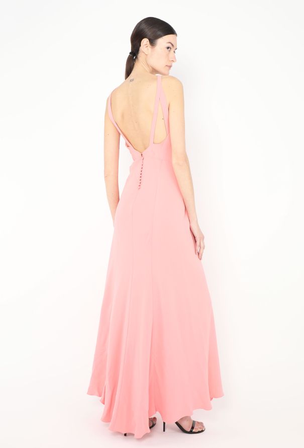 Dior 2016 Pleated Halter Bias Gown - 5