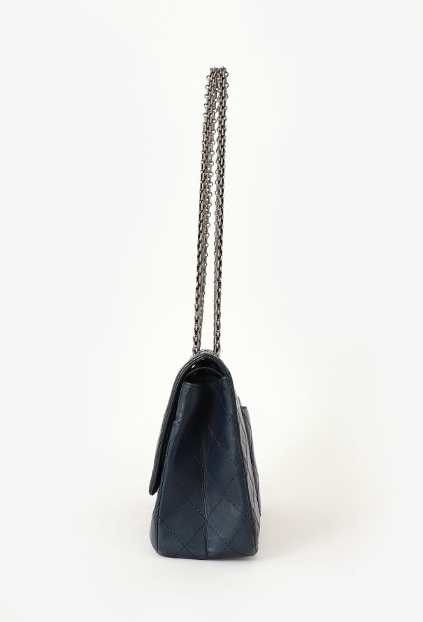 Chanel Blue 2.55 Jumbo Flap Bag - 5