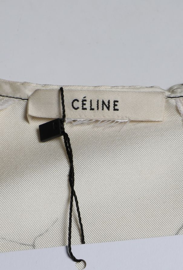 Céline F/W 2015 Wonderland Silk Slip Dress  reindeer print - 5