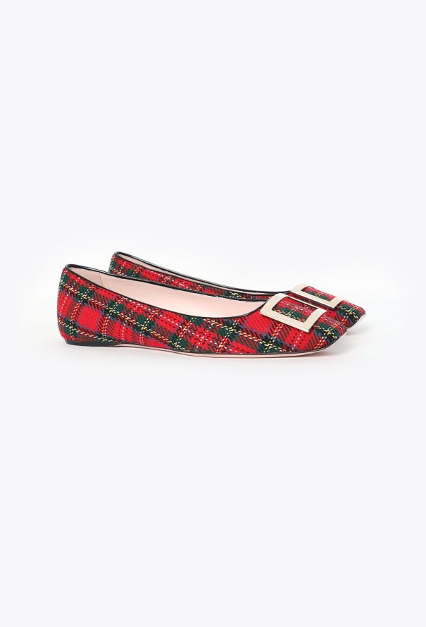 Roger Vivier 2024 Tartan Ballerina Flats - 3