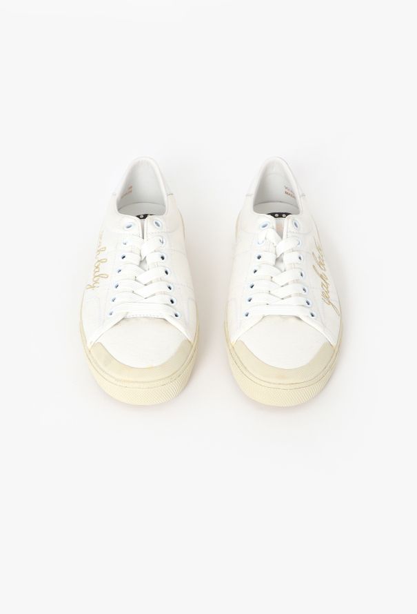 Saint Laurent 2015 'Yeah Baby' Canvas Sneaker - 2