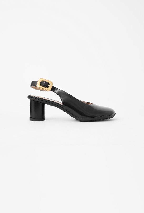 Bottega Veneta 2022 Atomic Leather Slingbacks - 1