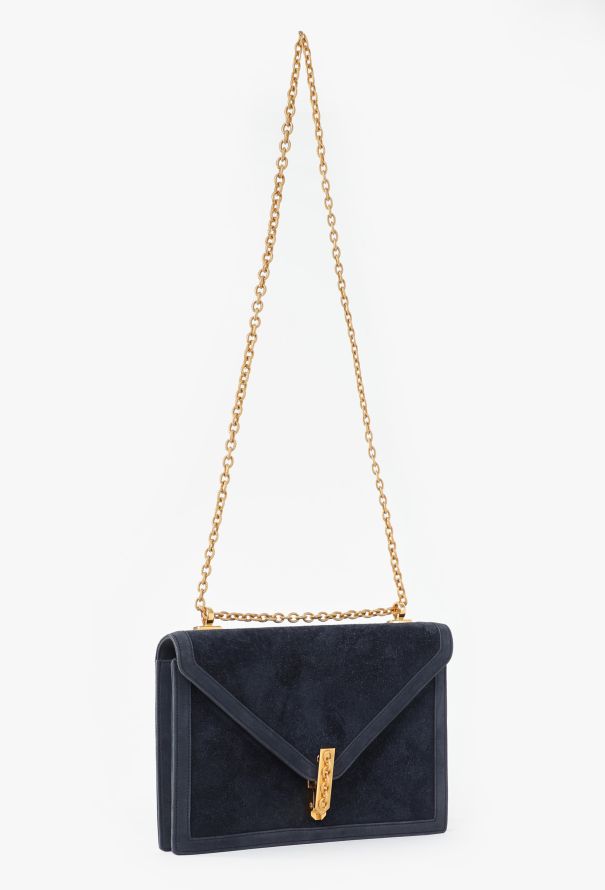 Hermès Rare '70s Bleu Marine Veau Doblis Alcazar Bag - 2