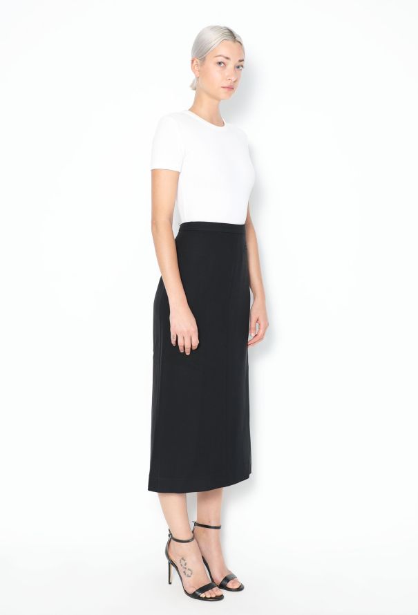 The Row 2020 Pol Crêpe Midi Skirt - 3