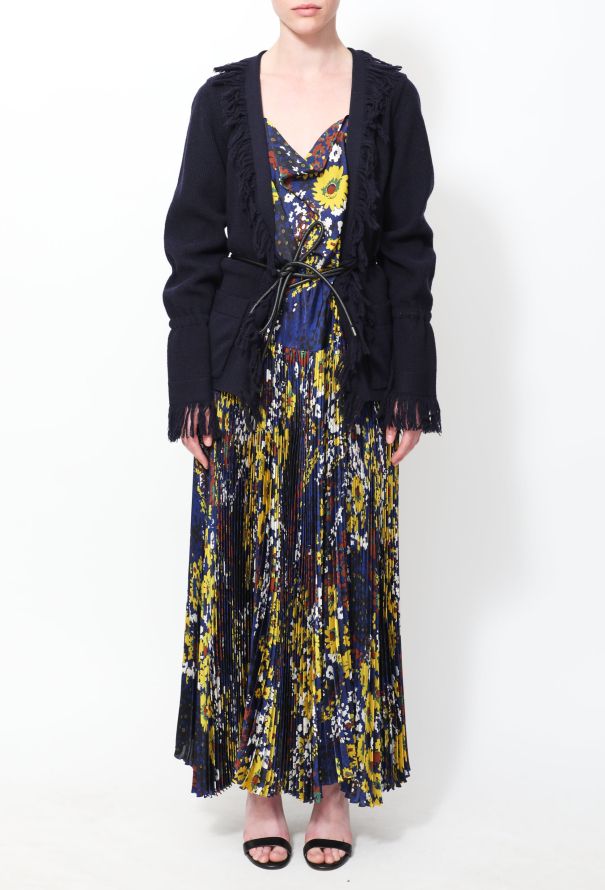 Sacai Pre-Fall 2018 Pleated Cardigan Dress - 3