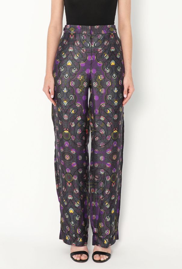 Louis Vuitton Pre-Fall 2009 Printed Satin Trousers - 3