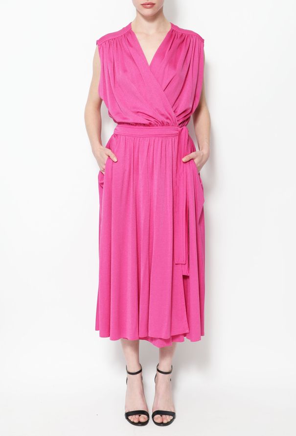Exquisite Vintage 70s Jersey Wrap Dress - 2